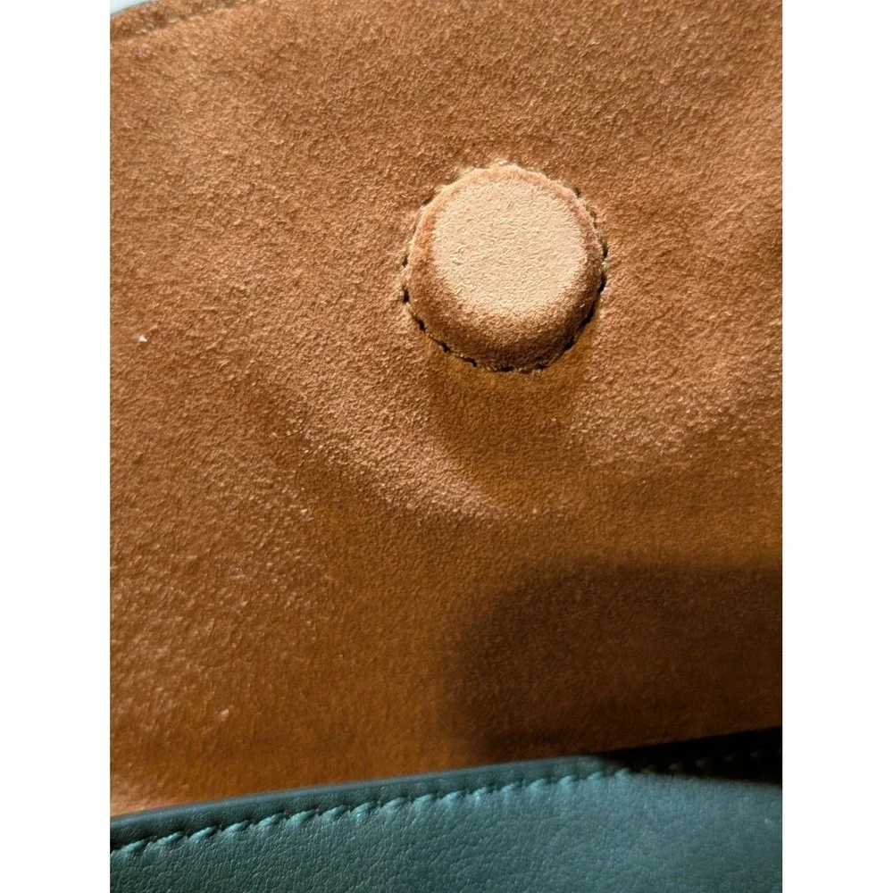 Proenza Schouler Green Leather Braided Handle‎ Shoulder Handbag READ Wedding